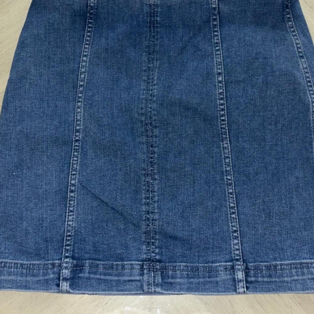 Free people blue denim mini - Picture 2 of 5